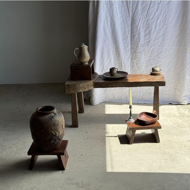 Small Stool in Teak, 1980s For Sale - Image 11 of 18