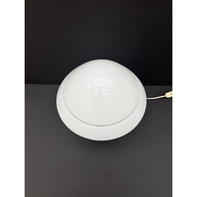 Mushroom Lamp in Opaline Glass by Res Murano, Italy, 1960, in Very Good conditions. Designed 1960 to 1969 This piece is...