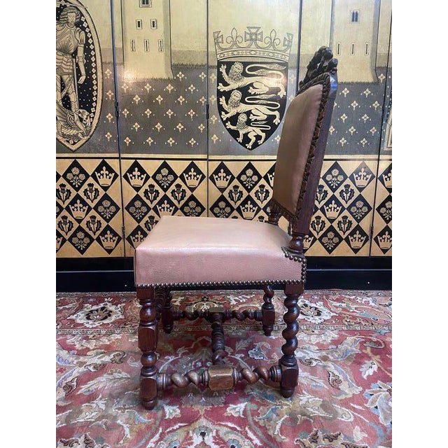 Louis XIII Renaissance Chairs, Set of 11 For Sale - Image 10 of 11