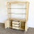 Postmodern Tessellated Stone and Pencil Reed Hutch Etagere For Sale - Image 4 of 11
