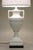Ceramic X Large Hollywood Regency Neoclassical Modern Trophy Urn Porcelain Ceramic Table Lamp 1960's For Sale - Image 7 of 12