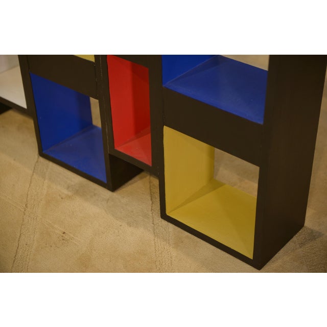 Shelf Pictorial Intervention in the style of Piet Mondrian, 1960s For Sale - Image 3 of 13