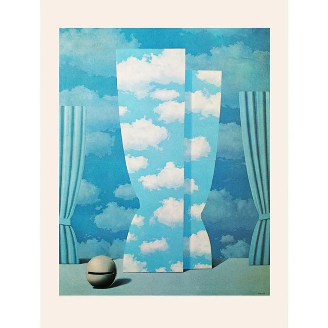 Paper 1972 After Rene Magritte, "Wasted Effort" First Edition Photogravure For Sale - Image 7 of 7