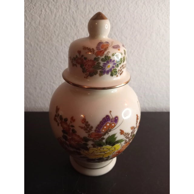 Ceramic 1960s Otagiri Lidded Vanity Jar For Sale - Image 7 of 7