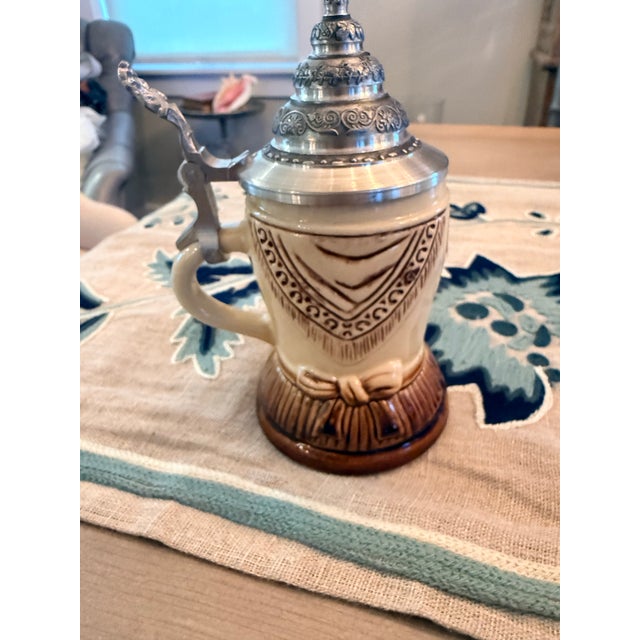 Wonderful whimsical stein in the shape of a bar wench or bar maid. This extraordinary stein is hand crafted and hand...