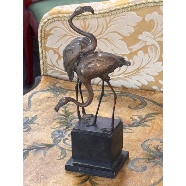 19th Century Bronze Flamingos by Franz Mazura For Sale - Image 6 of 9