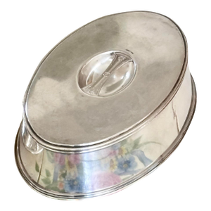 Antique Wallace Silver Plate Platter Lid Hotel Andrew Johnson