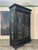Wood Vintage Painted Pine Wardrobe with Boiserie Panels, 1990s For Sale - Image 7 of 11