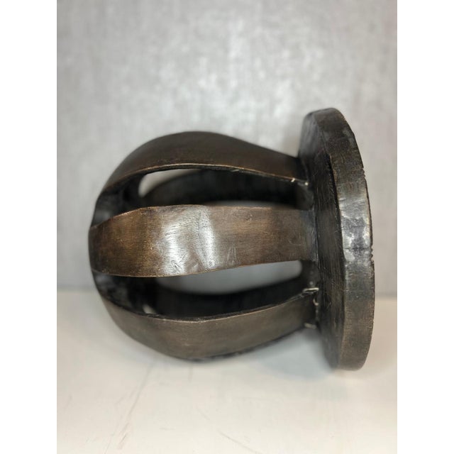 Mid-century Baga Stool in Carved Wood, Guinea, West Africa For Sale - Image 4 of 5