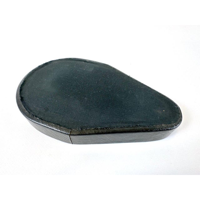 Vintage Leather Pipe Ashtray in the style of Paul Dupré for Lafon, 1960s For Sale - Image 6 of 14