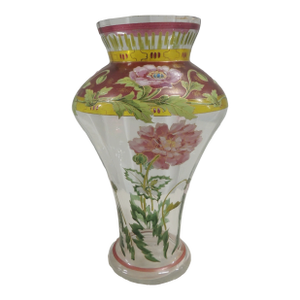 Art Nouveau Style Hand-Blown Vase