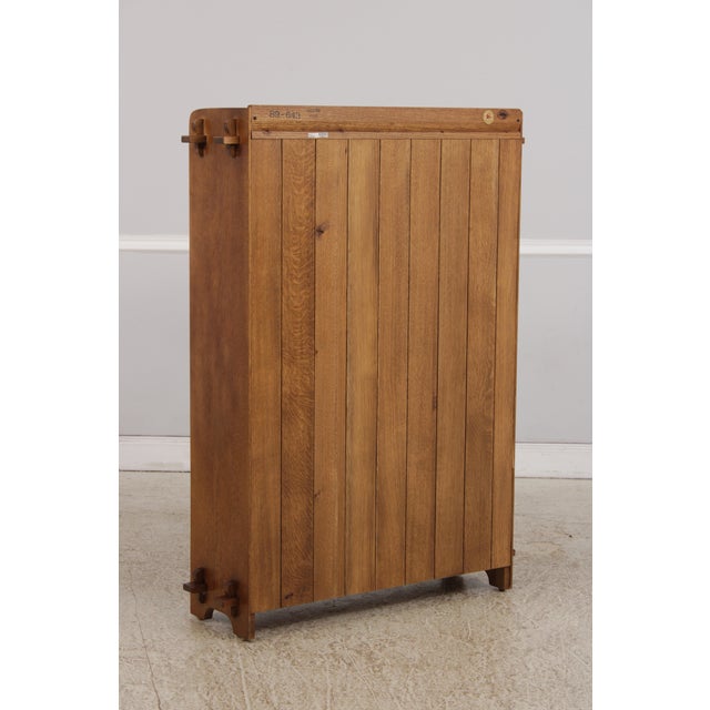 Stickley Mission Oak 1 Door Bookcase For Sale - Image 16 of 18