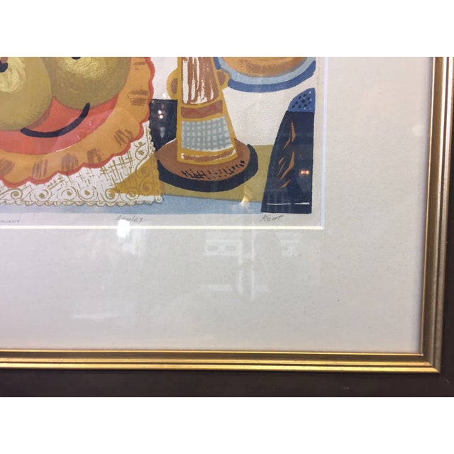 1930s 1930s "Apples" Print by Kent for New York City w.p. Art Project For Sale - Image 5 of 9