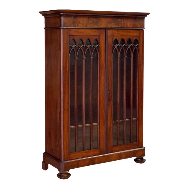 Mahogany Biedermeier Bookcase, Circa 1830 For Sale
