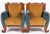 Biedermeier Armchairs with Velvet Upholstery, Set of 2 For Sale - Image 5 of 5