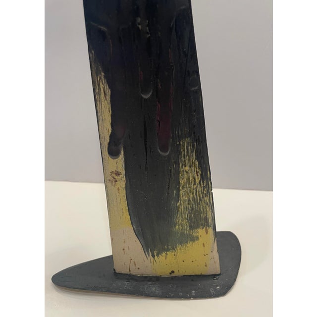Ceramic 1990s Modern Wing Ceramic Sculpture For Sale - Image 7 of 10