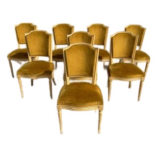 Fine 19th Century Louis XVl Dining Chairs - Set of 8 For Sale