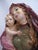 1950s Susi Singer Terracotta Madonna With Blue Flower & Child 1951 Statue For Sale - Image 5 of 18