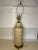 **Description:** Elegant vintage French table lamp featuring a beautifully glazed porcelain body with an embossed...