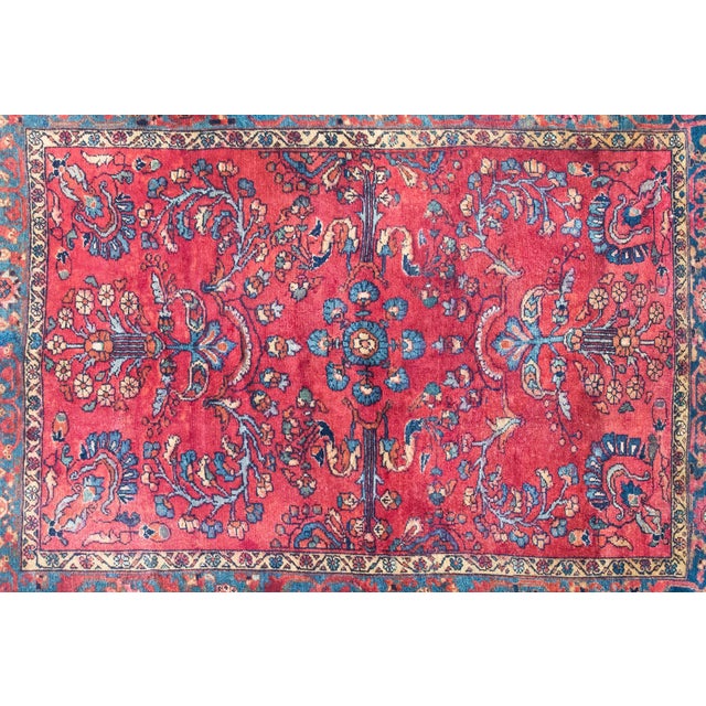 Early 20th Century Persian Lilihan Rug For Sale - Image 14 of 15