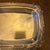 Elegant vintage Oneida Ltd. silverplate serving tray with a rectangular form, rounded corners, and a detailed ornate...