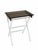 A stylish pair of modernist acrylic tray tables by Scheibe, circa 1970s. Each table features a smoky acrylic tray top...