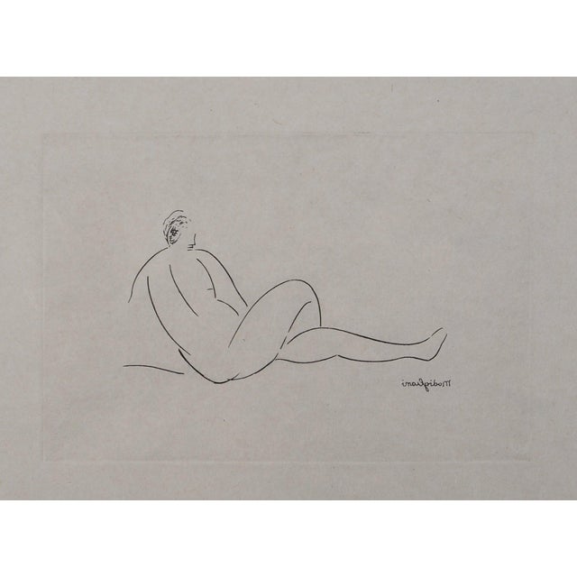 Amedeo Modigliani, Woman Reclining on Her Back, Engraving For Sale - Image 7 of 8