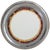 French Chrome Wall Mirror with Ceramic + Glass Tesserae, 1970s For Sale