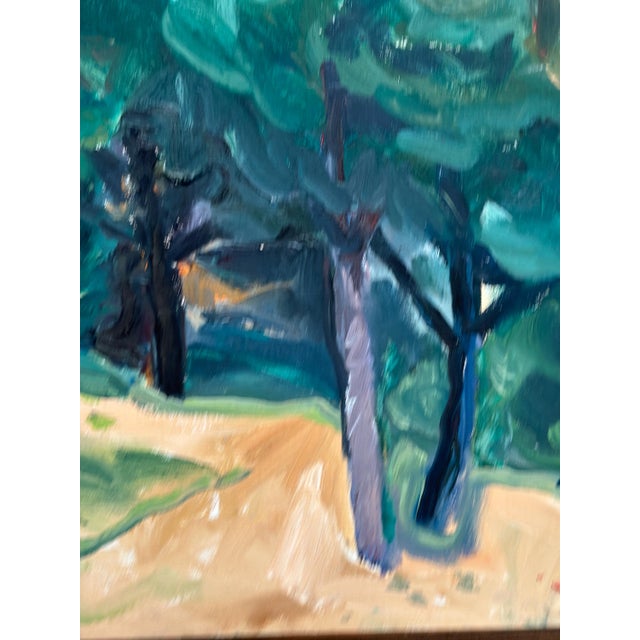Mid-Century Modern Asta Fagerlund, Gläntan, 1987, Oil on Canvas, Framed For Sale - Image 3 of 14