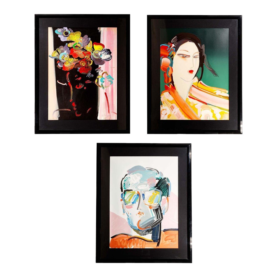 Late 20th Century Peter Max Signed Serigraph Collection – Framed