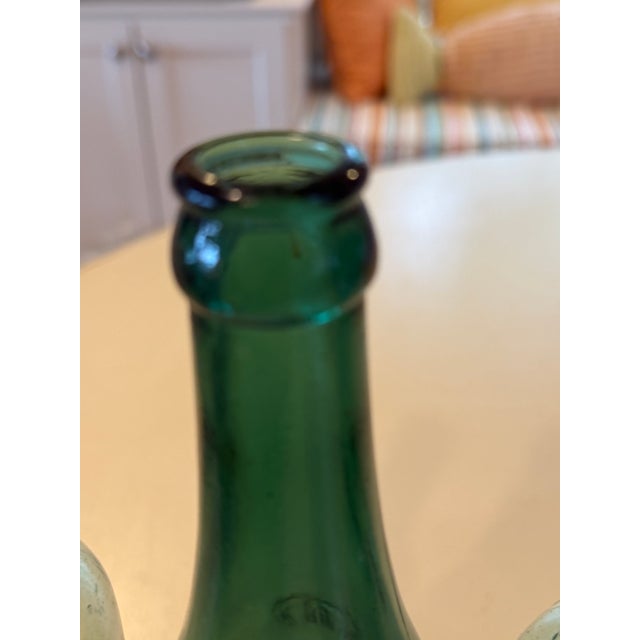 Vintage Pre -1940 Glass Beverage Bottles, Set of 5 For Sale - Image 15 of 17