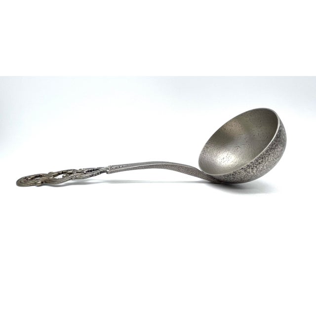 Large Tin Soup Tureen with Lid and Ladle from Pewter Mastad, Norway, 1950s, Set of 2 For Sale - Image 12 of 18