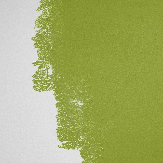 BACKDROP Adhesive Sample Swatch in Pretty Ugly (Vibrant, Bold Olive Green) For Sale - Image 4 of 6
