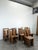Loto Spa Italian Chairs in American Walnut, Set of 8, in Very Good conditions.