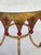 Italian Gilt Metal Round Harlequin Side, Table Mirrored Top For Sale - Image 9 of 14