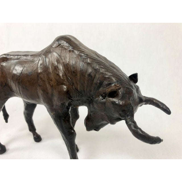 Vintage Papier Mâché Buffalo Figure, 1970s For Sale - Image 5 of 15
