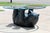 Glass Vintage Rustic Black Bear Glass Coffee Table – Sculptural Wildlife Cocktail Table, Circa 1970s For Sale - Image 7 of 16