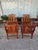Burnt Umber 1980's Teak Patio Chairs - Set of 4 For Sale - Image 8 of 12