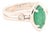 Diamond Emerald Ring 14k White Gold 0.94 TCW Custom Certified For Sale