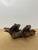 Wooden Dolphins Sculptures Mounted on a Piece of Driftwood For Sale - Image 4 of 12
