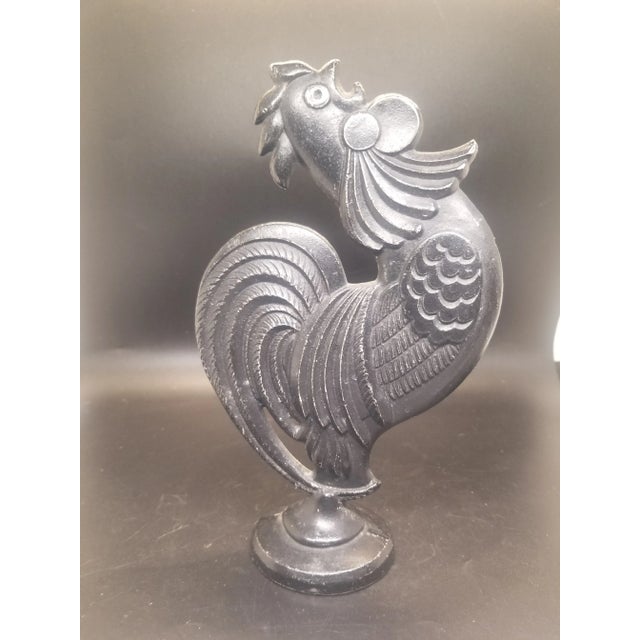 Vintage Rooster Farmhouse Decor For Sale - Image 4 of 4