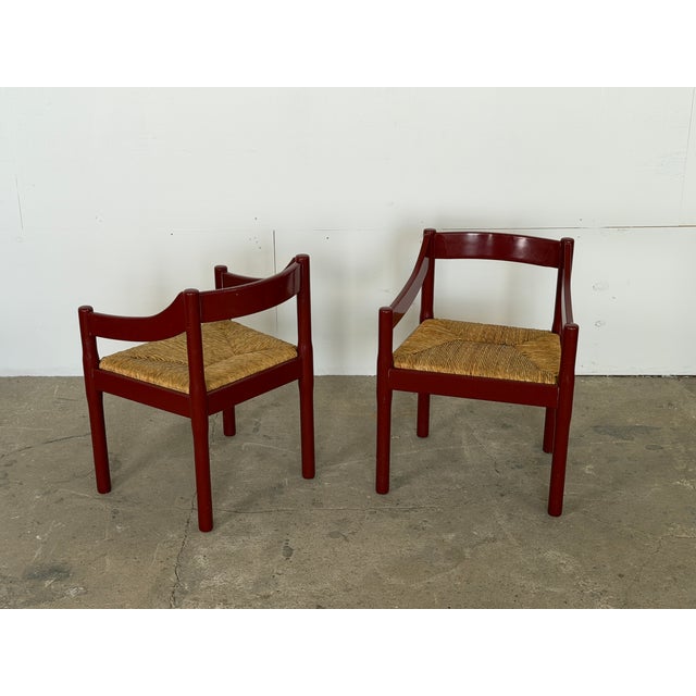Mid-Century Modern Carimate Armchair by Vico Magistretti for Cassina, Italy, 1959 For Sale - Image 9 of 18