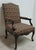 Wood 1980s Baker Furniture French Carved Leg Living Room Lounge Arm Club Chair For Sale - Image 7 of 12