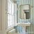 Schumacher SAMPLE - Schumacher Emma Stripe Wallpaper In Teal For Sale - Image 4 of 4