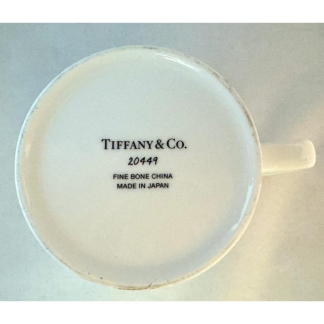 Tiffany Blue Tiffany & Co. New York Fifth Avenue Manhattan Map Mug For Sale - Image 8 of 8