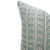 Contemporary Hand Block Printed Thick Linen Designer Pillow Cover 20x20 Inch- Blue Garud For Sale - Image 3 of 4