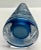 Blue Vintage Swedish Textured Glass Vase from Bengt Edenfalk, 1960 For Sale - Image 8 of 9
