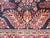 This exceptional antique Persian Mohajeran Sarouk rug, measuring approximately 3'5" x 4'11" and dating to around 1920, is...
