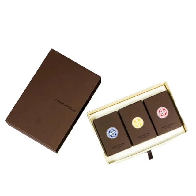 Early 21st Century Louis Vuitton Discontinued Boxed Playing Card Decks - Set of Three For Sale - Image 5 of 10