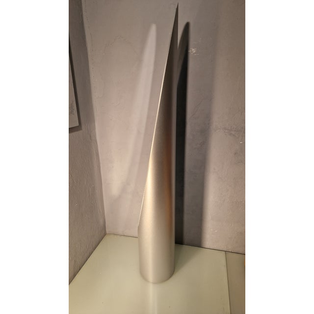 Model Unghia Nail Lipstick Floor Mirror in Crome For Sale - Image 6 of 14